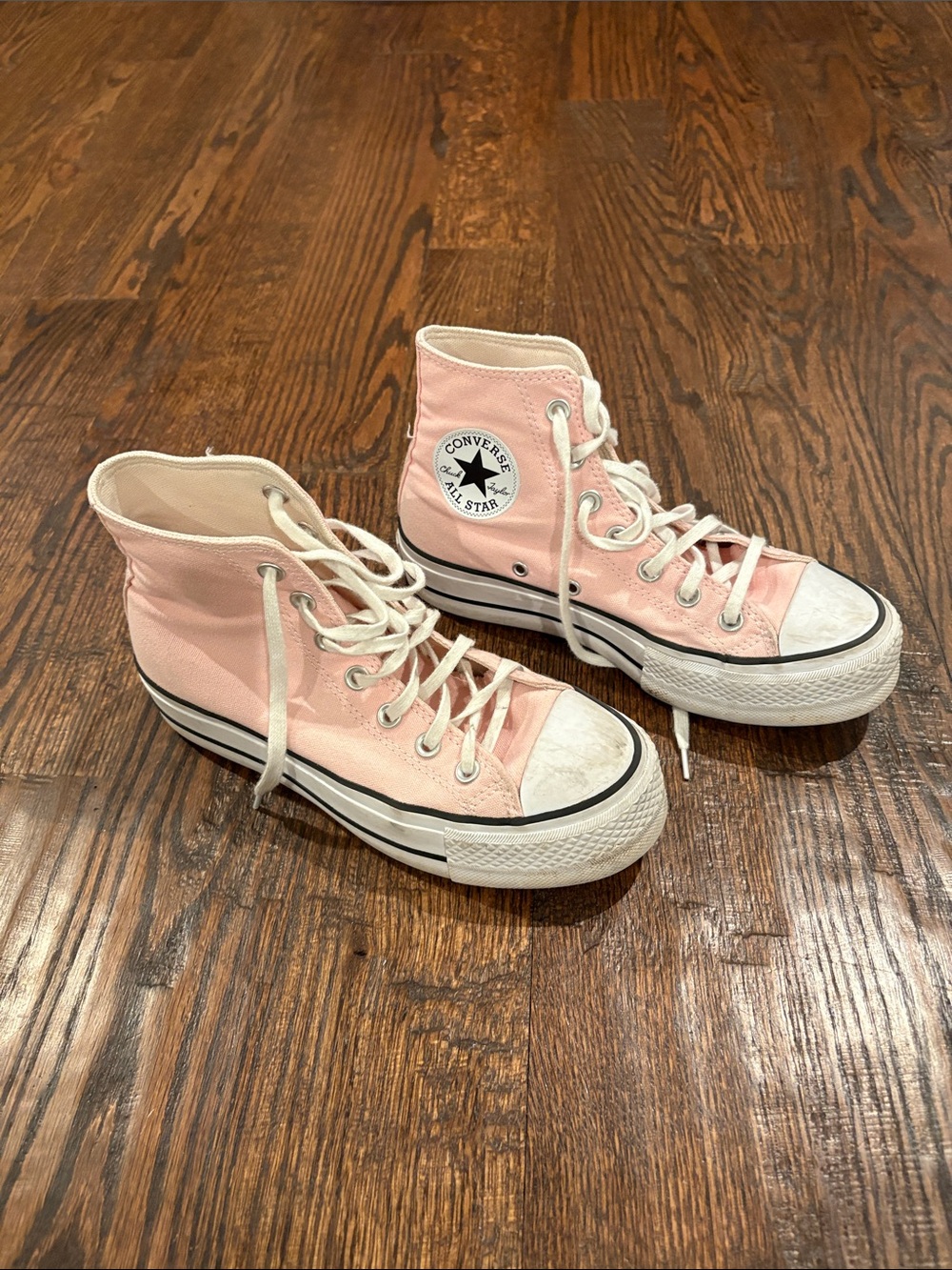 Converse Pink High-Top Canvas Sneakers